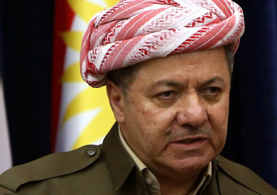 مسعود برزاني قال إن العراق مقسم بالفعل.